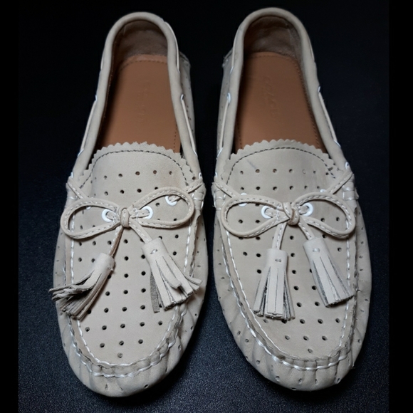 Coach Shoes - Coach Nadia Leather Driving Loafer